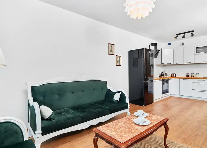 Vintage In New Estate With Parking - Krzyki By Renters 公寓 *